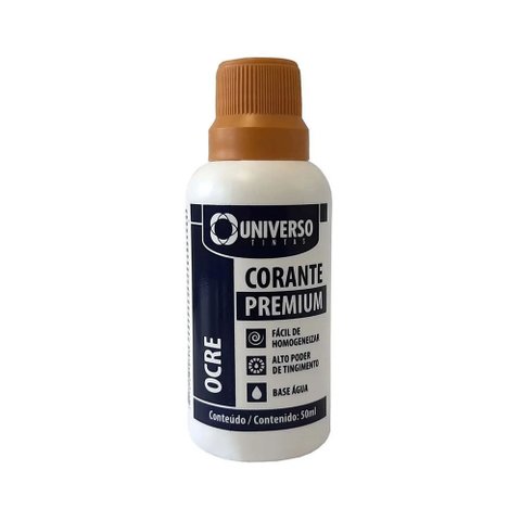 Corante Liquido Ocre 50ml 12 Pc Universo