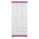 Ver imagem 6 de Guarda-Roupa Solteiro 3 Portas 2 Gavetas 