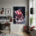 Ver imagem 1 de Quadro Decorativo Vitória Rocky Balboa-70x50cm Mold Branca