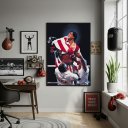 Ver imagem 2 de Quadro Decorativo Vitória Rocky Balboa-70x50cm Mold Branca
