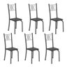 Kit 6 Cadeiras Tubular para Sala de Jantar Sara - 1