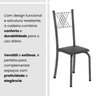 Kit 6 Cadeiras Tubular para Sala de Jantar Sara - 5