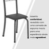 Kit 6 Cadeiras Tubular para Sala de Jantar Sara - 4