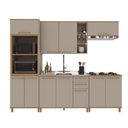 Ver imagem 2 de Armário de Cozinha Modulada Completa Fidelitá Berlim 5 Peças 270cm 11 Portas 2 Gavetas sem Tampo