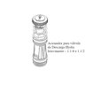 Reparo Acionador Valvula Hydra Completo Luxo e Master Censi - 2