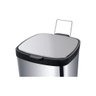Lixeira Inox Pedal e Balde Frame 12l Brinox 33,9x26,1x40,3cm - 5