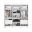 Ver imagem 2 de Guarda-Roupa Casal 2 Espelhos 3 Portas de Correr 4 Gavetas