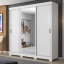 Ver imagem 1 de Guarda-Roupa Casal 2 Espelhos 3 Portas de Correr 4 Gavetas
