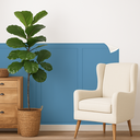 Ver imagem 2 de Kit 5 Adesivos Decorativos Meia Parede Lavável Efeito 3d - 110x60cm