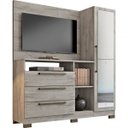 Ver imagem 2 de Cômoda com Painel para TV até 48 Polegadas e Armário 2 Espelhos Notável Móveis