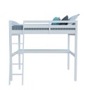 Ver imagem 4 de Cama Individual Alta com Escrivaninha - Everest Branco