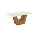 Ver imagem 5 de Conjunto Sala de Jantar Verbana Kappesberg 6 Cadeiras Veludo Bege