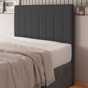 Ver imagem 2 de Cabeceira Cama Box Casal Queen Size Kharla 160cm Veludo Cinza - Desk Design