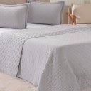 Ver imagem 3 de Kit Colcha Queen Santorini New 240x260cm Platina