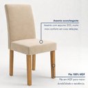 Ver imagem 6 de Conjunto de Mesa 4 Lugares Carol Espanha em MDF 120x80cm Cinamomo e Off White
