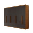 Ver imagem 2 de Guarda Roupa Casal Heros com 8 Portas e 4 Gavetas Moderna
