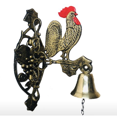 Sino Galo Parede Bronze Base Alumínio Fazenda Sítios Granjas