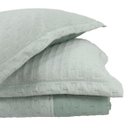 Ver imagem 3 de Kit Cobre Leito Colcha Blend Percal 300 Fios Dupla Face Linho Mesclado com Fronhas Queen 03 Peças