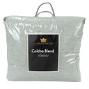 Ver imagem 7 de Kit Cobre Leito Colcha Blend Percal 300 Fios Dupla Face Linho Mesclado com Fronhas Queen 03 Peças