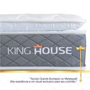 Ver imagem 7 de Conjunto Box Preto Luanda Cinza Espuma D28 Viúva 128x188x62 - King House