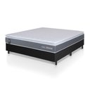 Ver mais imagens de Conjunto Box Preto Luanda Cinza Espuma D28 Viúva 128x188x62 - King House