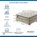 Ver imagem 7 de Conjunto Box Viúva Mola Probel Siena (128x188x54cm)