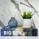 Ver imagem 4 de Kit decoração livro + vaso de cerâmica + difusor de vidro