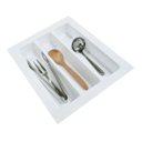 Ver imagem 2 de Organizador de Gavetas com 3 Divisor de Talheres - Branco