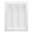 Ver imagem 1 de Organizador de Gavetas com 3 Divisor de Talheres - Branco