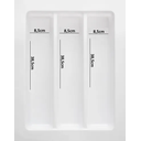 Ver imagem 3 de Organizador de Gavetas com 3 Divisor de Talheres - Branco