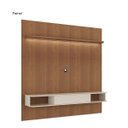 Ver imagem 7 de Sala de Estar Belluno Mesa Centro Carrinho Bar Rack Tv 75" Cinamomo/off White