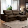 Sofa Retratil Reclinavel 2 Lugares 2m Andreza Veludo Lansof - 1