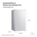 Ver imagem 4 de Frigobar Branco 93l Inverter Bivolt Midea Mdrd142fgd013 Bivolt