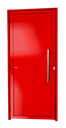 Ver imagem 1 de Porta Alumínio Lambril c/Puxador D.Vermelho 80 Brimak