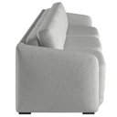Ver imagem 2 de Sofá Cama para Sala de Estar 4 Lugares 336cm Montserrat K01 Linho Cinza - Lyam Decor
