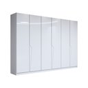 Ver imagem 3 de Guarda-roupa Casal Luxe 2,42 Metros 6 Portas 4 Gavetas Branco - Panorama Móveis