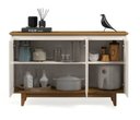 Ver imagem 2 de Buffet 3 Portas Flow Freijó/off White