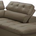 Ver imagem 6 de Sofá 4 Lugares Retrátil Reclinável Chaise Direito 288cm Solin F04 Veludo Marrom Claro - Lyam Decor