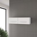 Ver imagem 3 de Armário Aéreo para Geladeira Mara 80cm 2 Portas para Cozinha Cor:branco