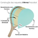 Ver imagem 4 de Raquete De Frescobol Arroz Fórmica Diamond Pro ARROZ FRESCOBOL
