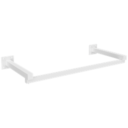 Arara Parede Quadrada Leve Comac - Branco - 90 cm - 1