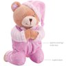Ursinho Pelúcia que Reza Rosa 25cm Buba - 3