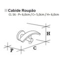 Ver imagem 4 de Cabide Para Roupa Banheiro De Metal Cromado Formato Cony