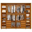 Ver imagem 5 de Guarda Roupa Casal 278cm 2 Portas 8 Espelhos Mya Off/cinamomo Z10 - Mpozenato