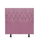 Ver imagem 1 de Cabeceira Estofada Istambul Capitonê 100cm Solteiro Box Quarto Suede Rosa Bebê - Gat Magazine
