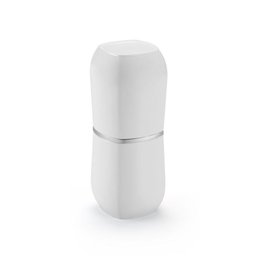 Porta Escovas e Creme Dental com Tampa Branco com Prata 1924 - Arthi - 1