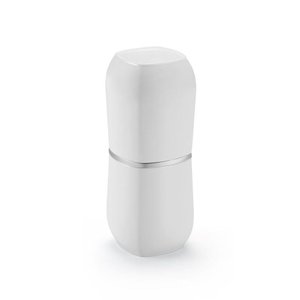 Porta Escovas e Creme Dental com Tampa Branco com Prata 1924 - Arthi