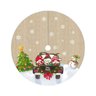 Saia Tapete Base Árvore de Natal Modelo 6 Decoração Papai Noel Enfeite Natalino Luxo Luvinco - 1