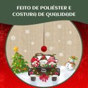 Ver imagem 3 de Saia Tapete Base Árvore de Natal Modelo 6 Decoração Papai Noel Enfeite Natalino Luxo Luvinco