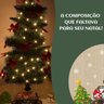 Saia Tapete Base Árvore de Natal Modelo 6 Decoração Papai Noel Enfeite Natalino Luxo Luvinco - 6